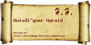Hutvágner Harald névjegykártya